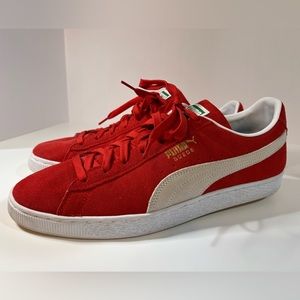 Puma Suede Red amen’s size 13 sneakers.